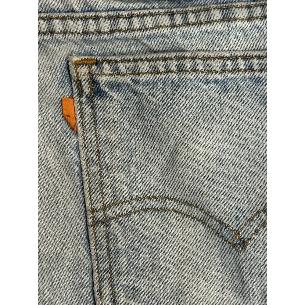 Vintage Levis Jeans Mens 506 Straight Orange Tab 40x30